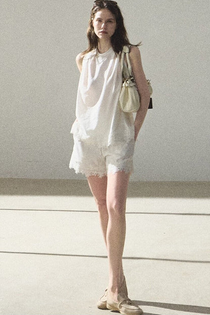 Vacation Lace Lyocell Vest