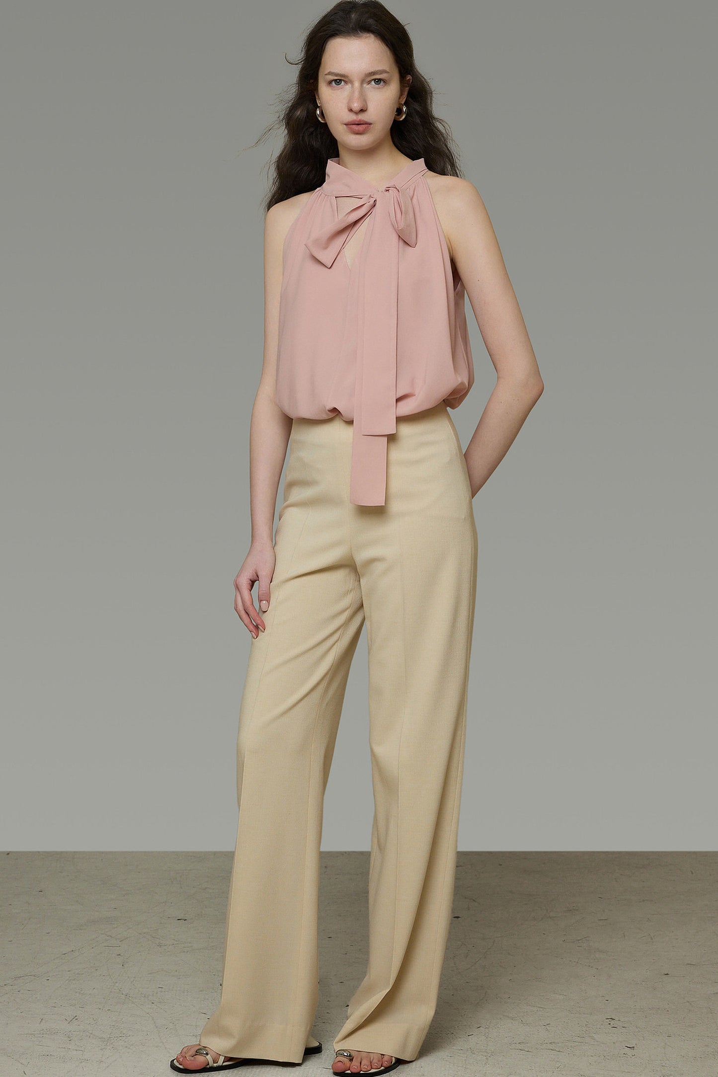 Misty Pink Halter Top