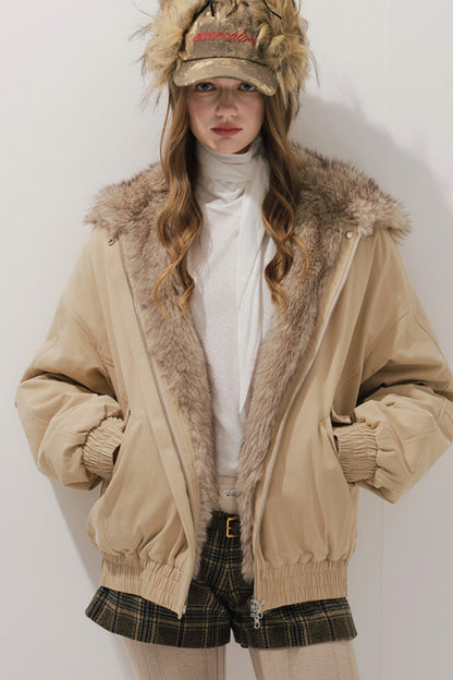 Workwear Cotton Padded Jacket and Shorts Set-Up
