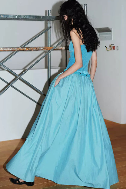 Distressed Washed Cotton Dress