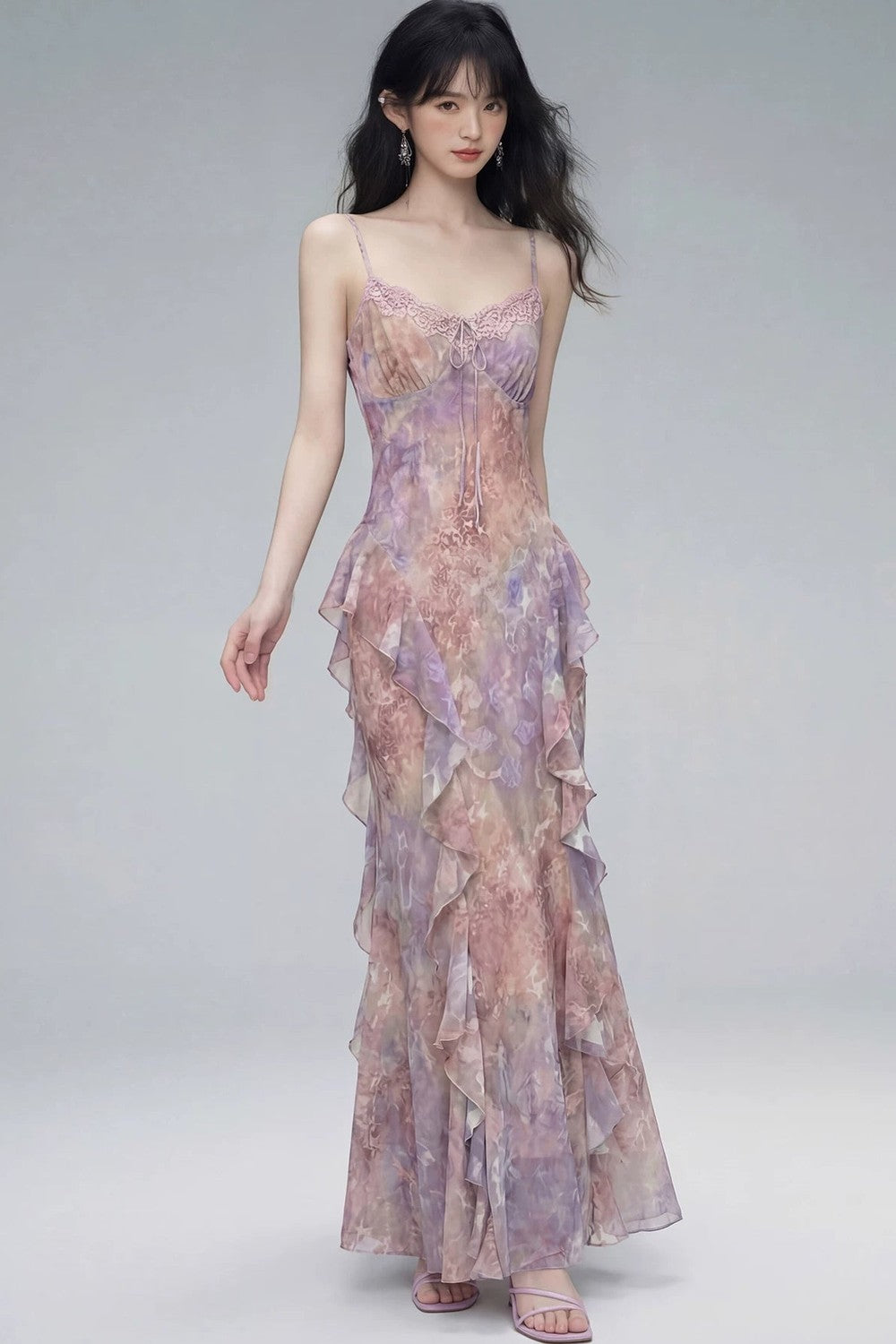 Gradient Slip Dress