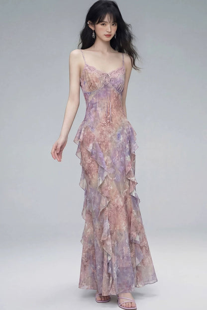 Gradient Slip Dress