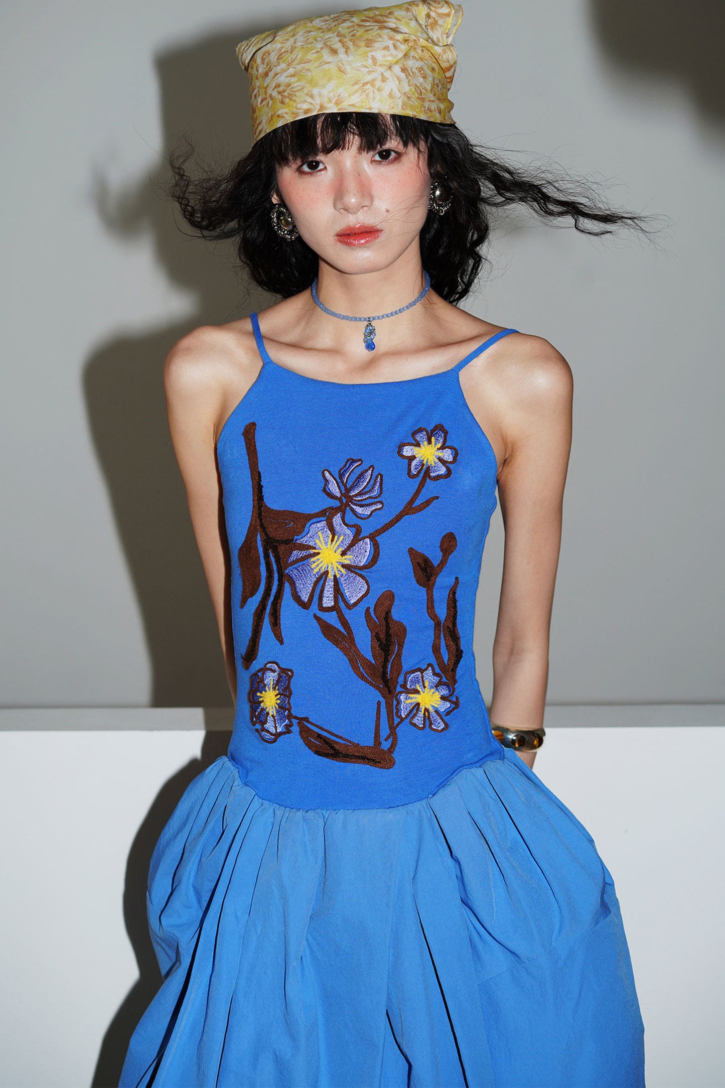 3D Embroidered Vacation Dress