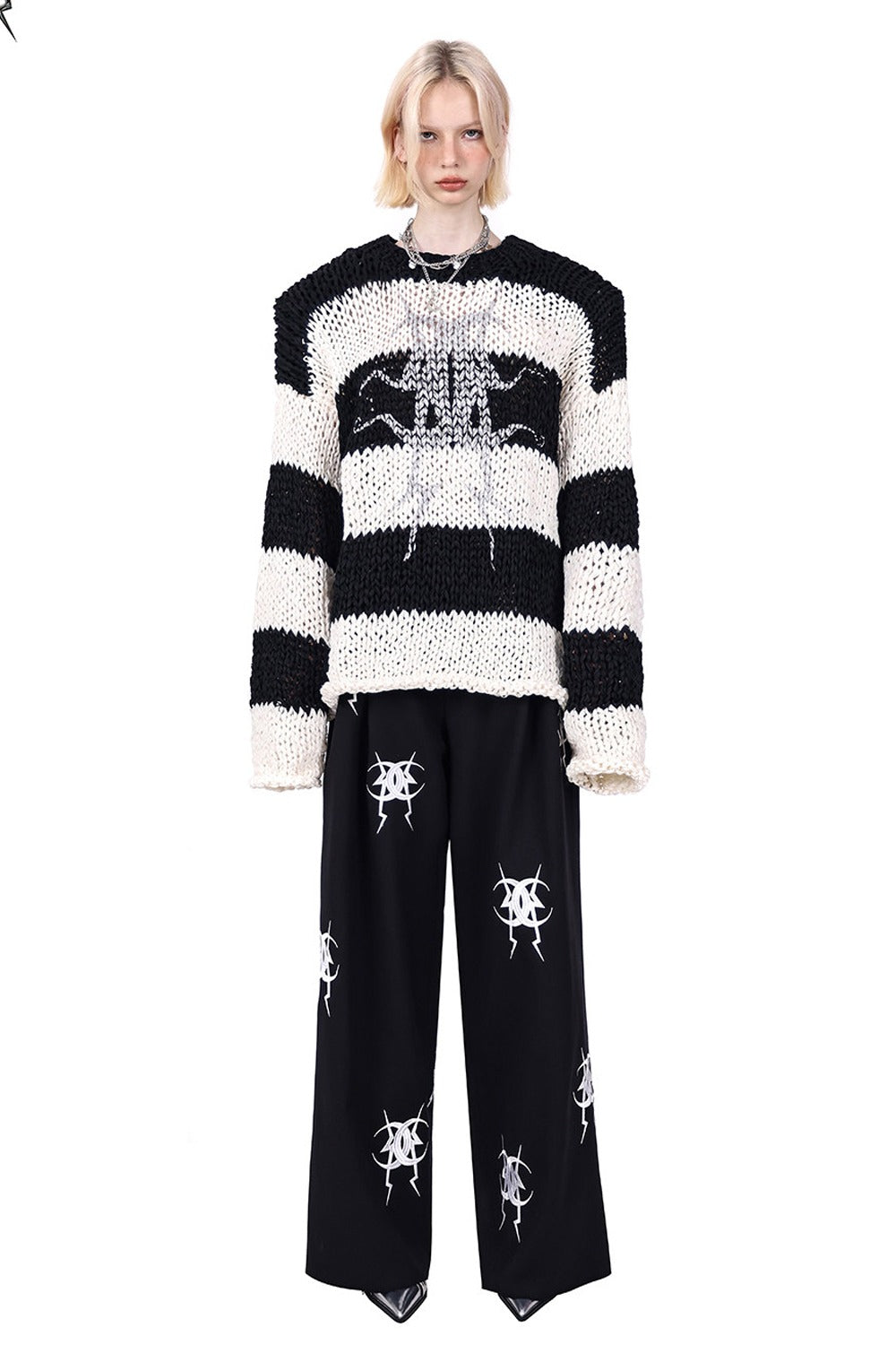 Embroidered Loose Pants