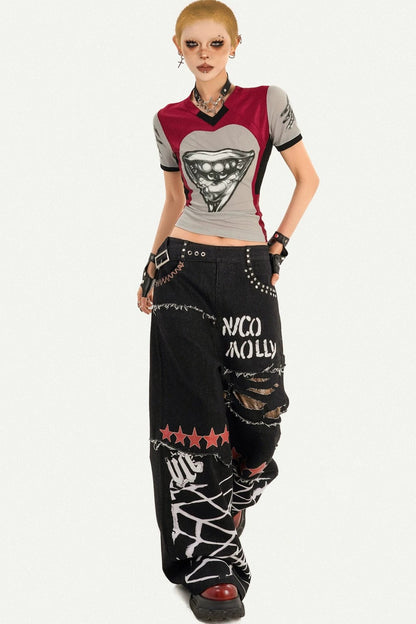 Deconstructed Retro Slim Top