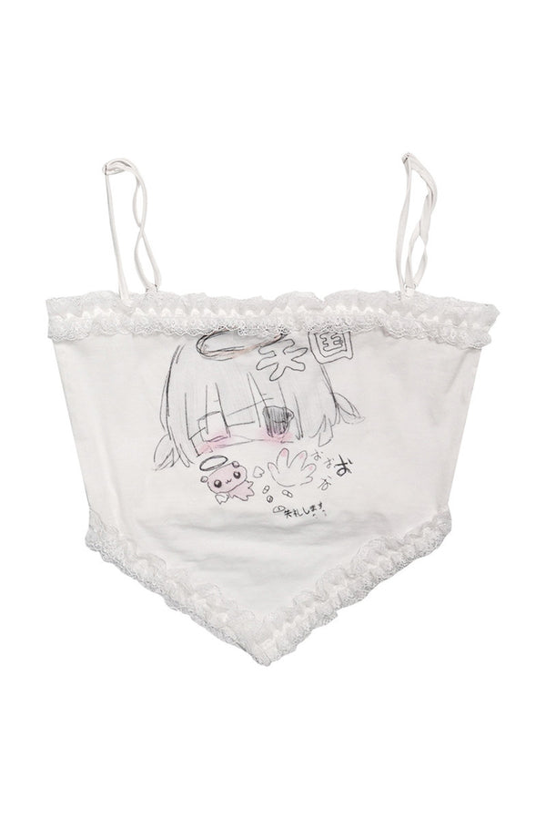 Angel Cat Lace Camisole