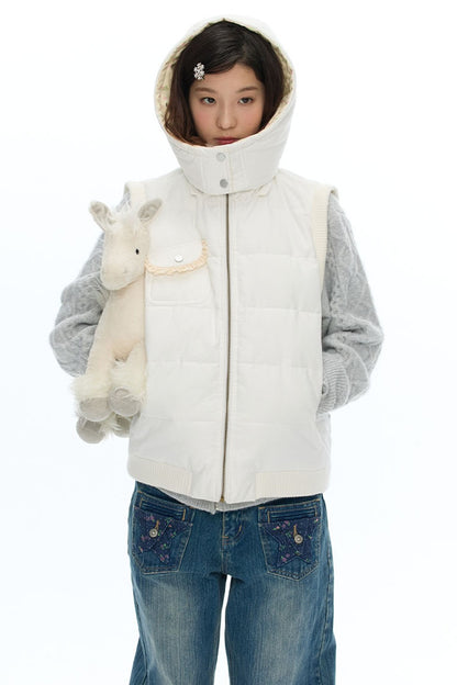 Reversible Cotton Padded Gilet