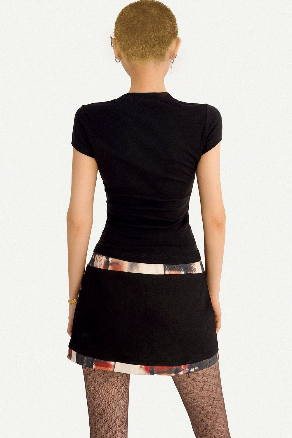 Animal Print Short Sleeve Top
