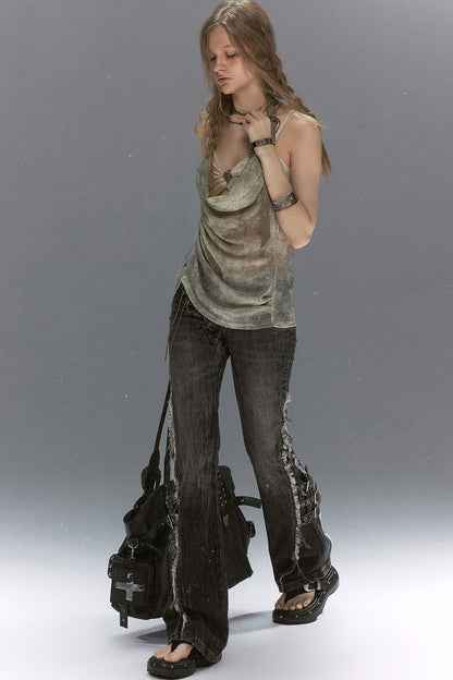 Decadent Punk Rivet Sandals