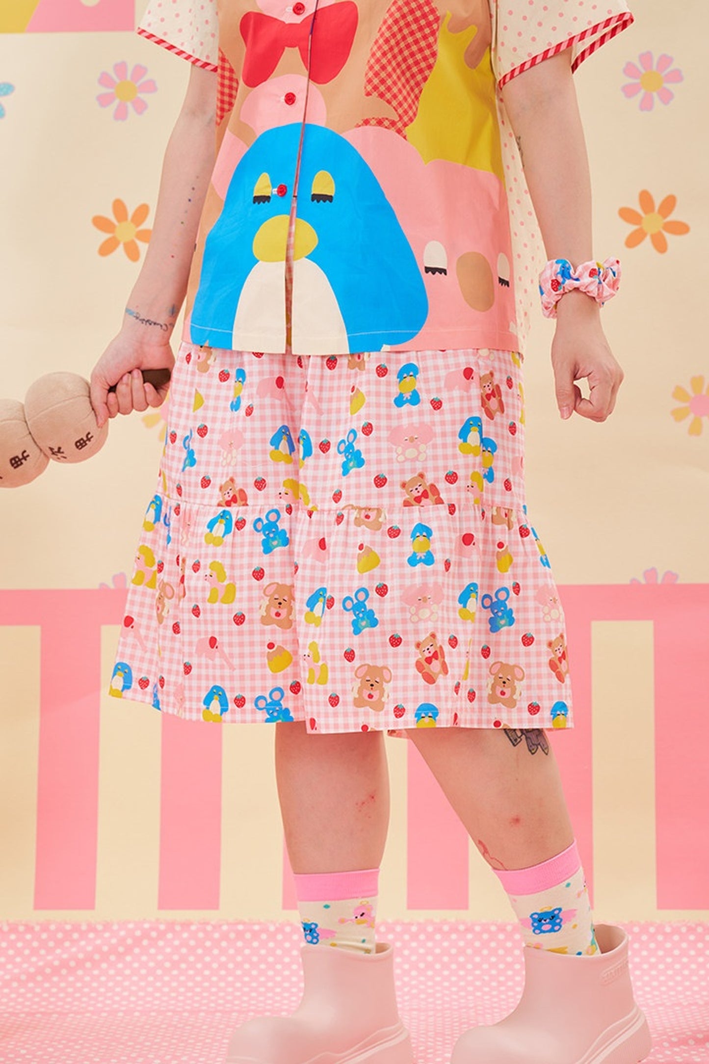 Elastic Waist Shorts