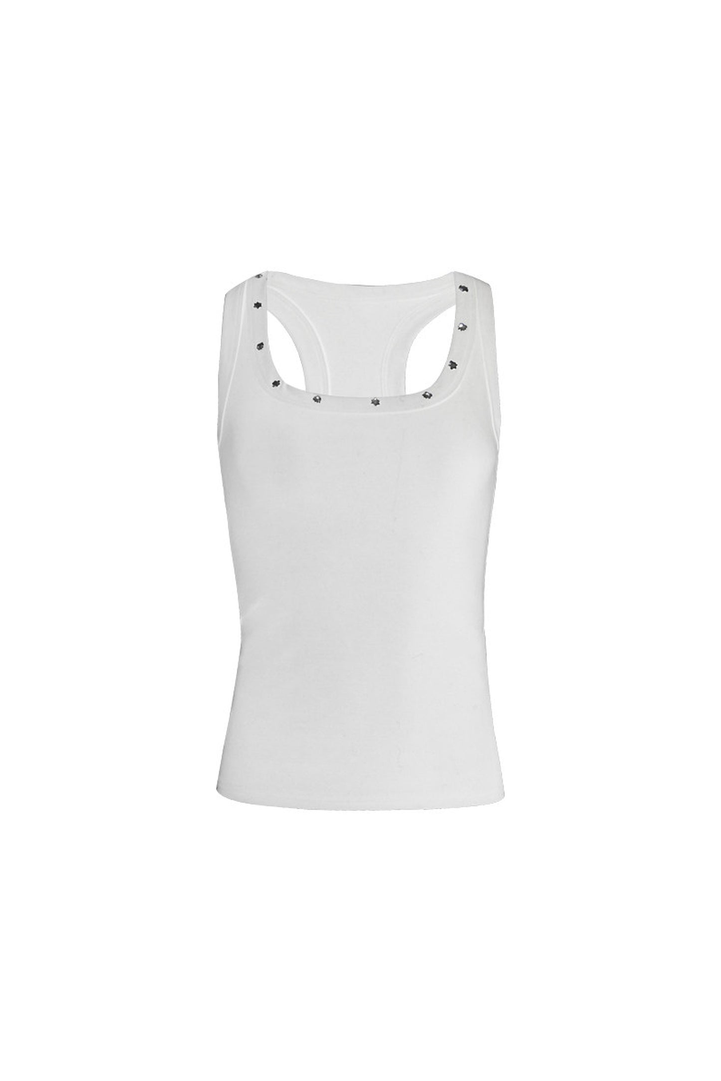 U-Neck Ribbed Tank Top
