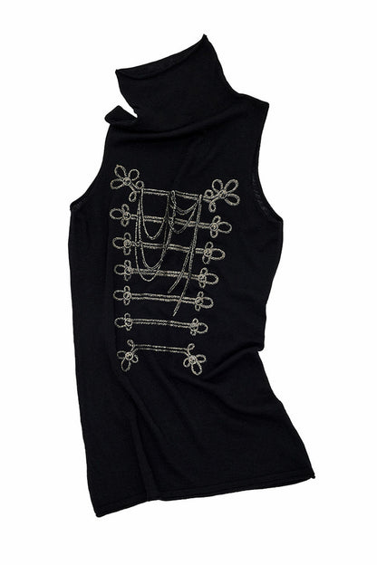Black Napoleon Print Knitwear
