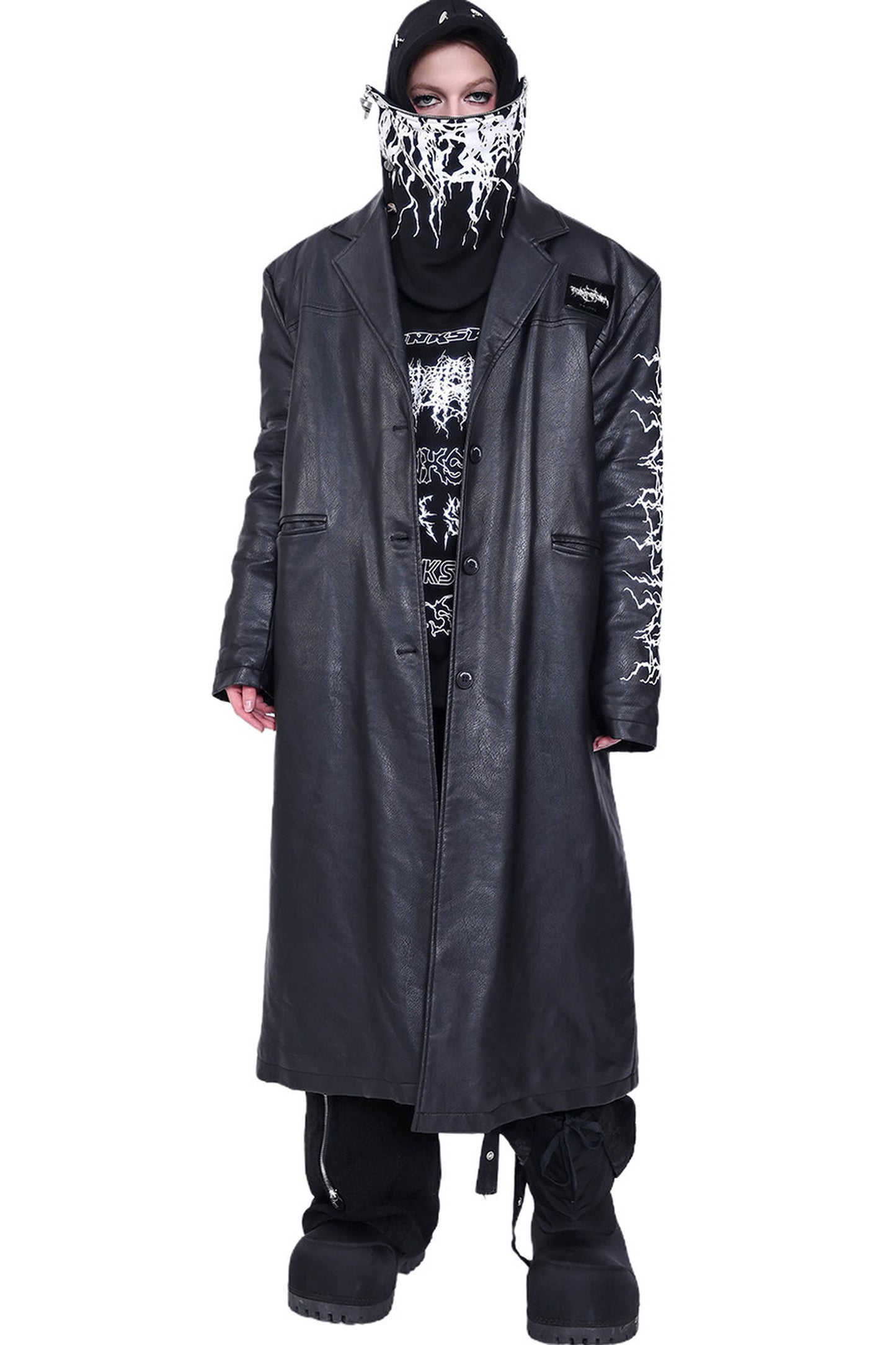 Oversized Deconstructed Mask Hoodie