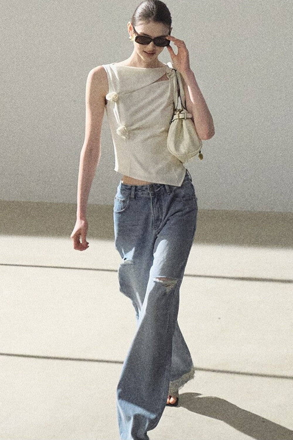 Bohemian Ripped Jeans
