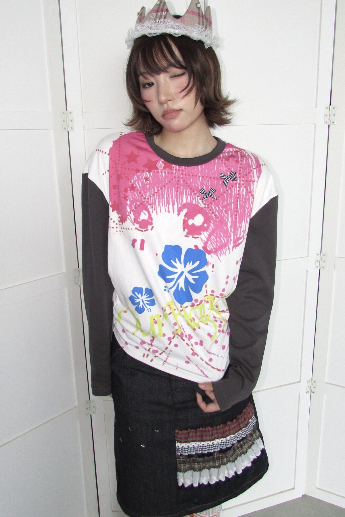 Print Long Sleeve Top