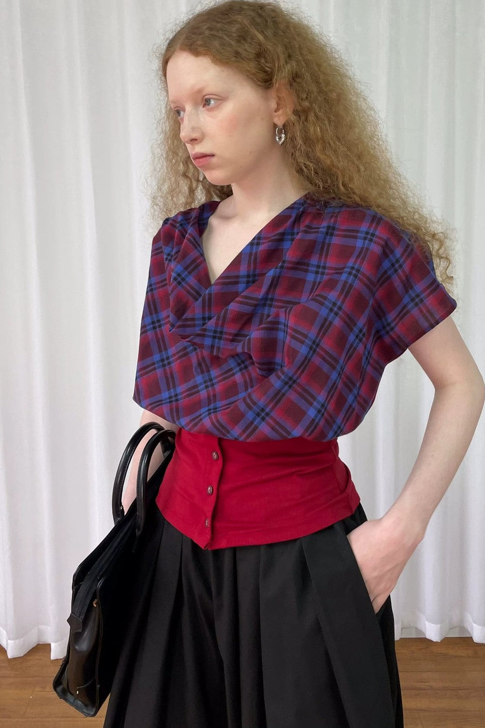 Plaid Short Sleeve Shirt