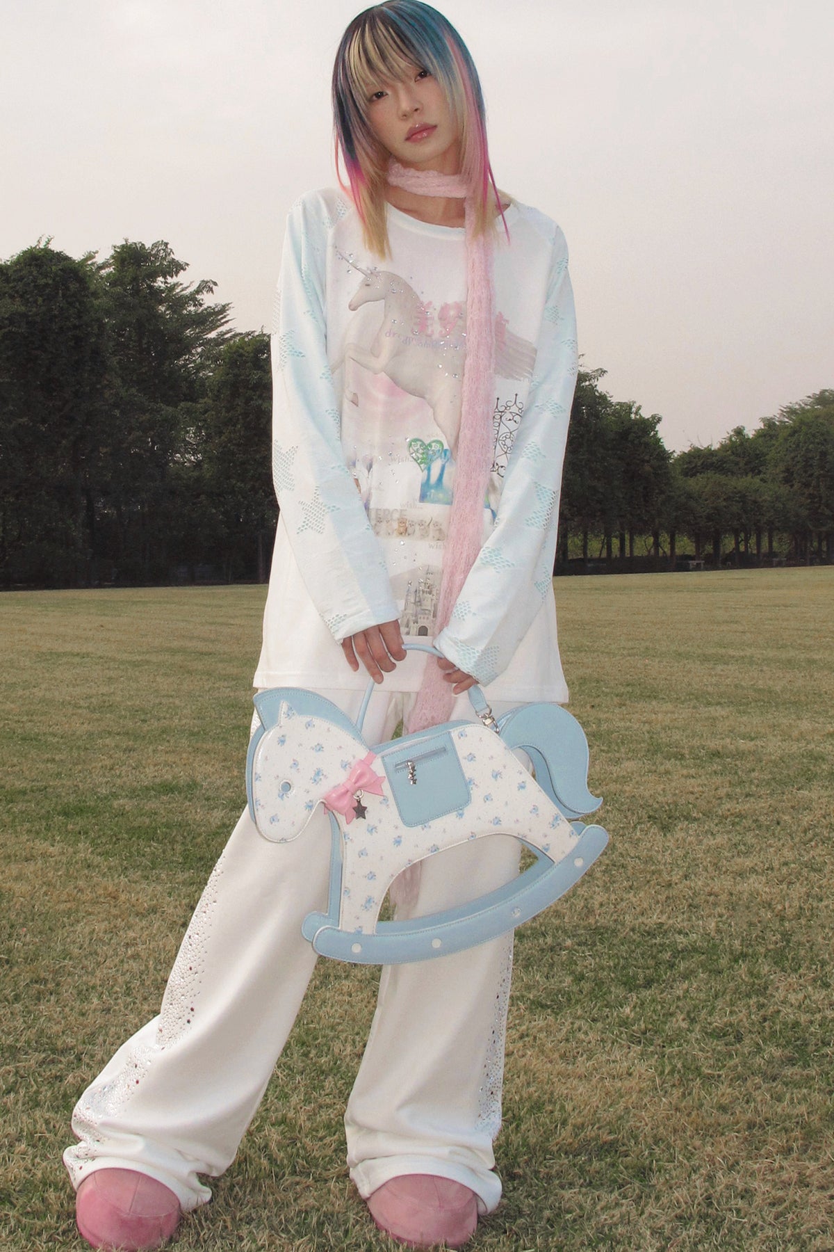 Rocking Horse Crossbody Handheld Bag