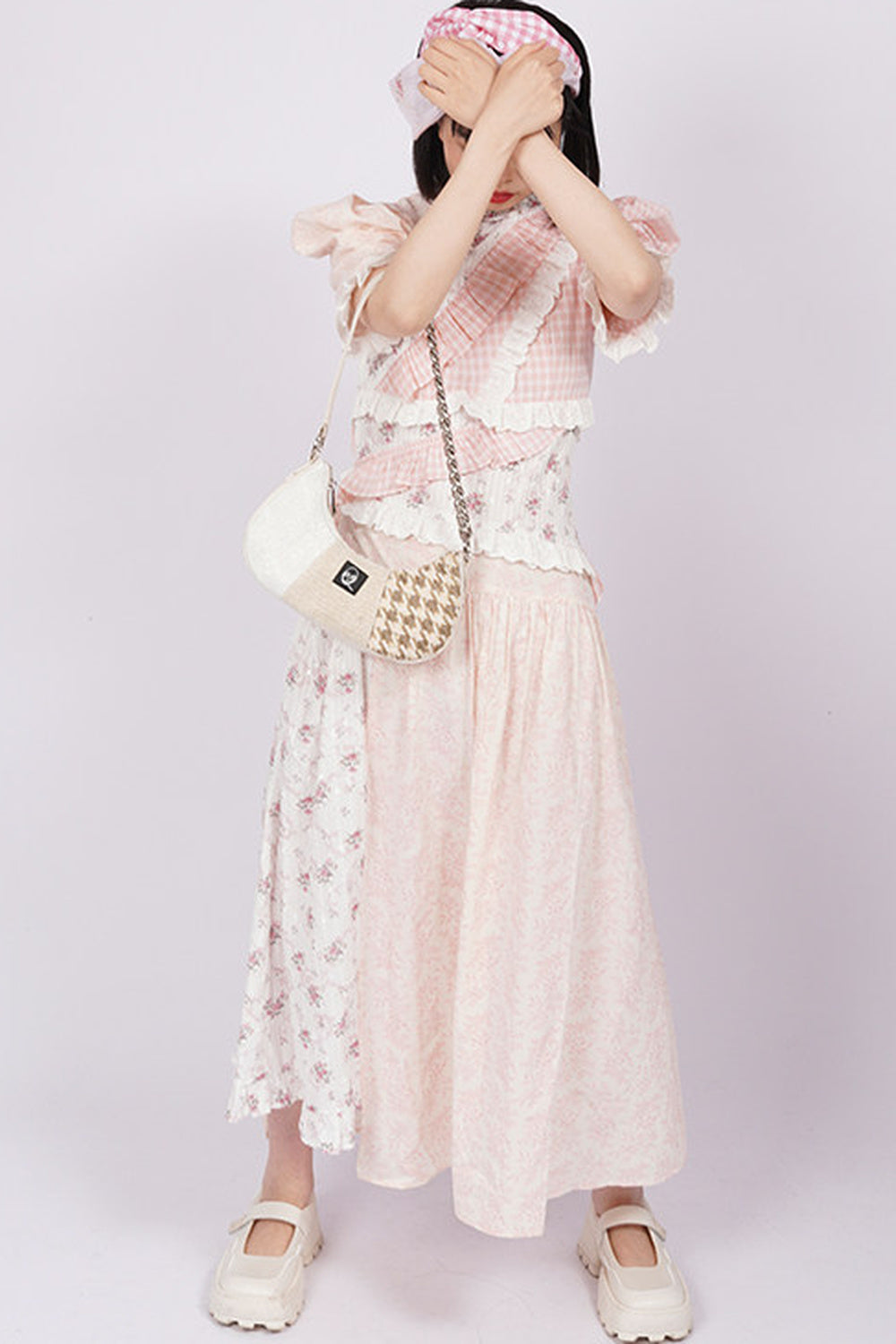 Borsa a tracolla color block Wild
