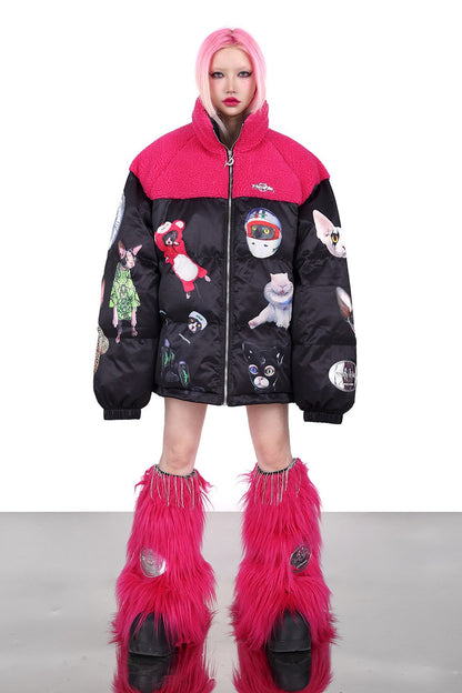 Pink Collar Cat Jacket