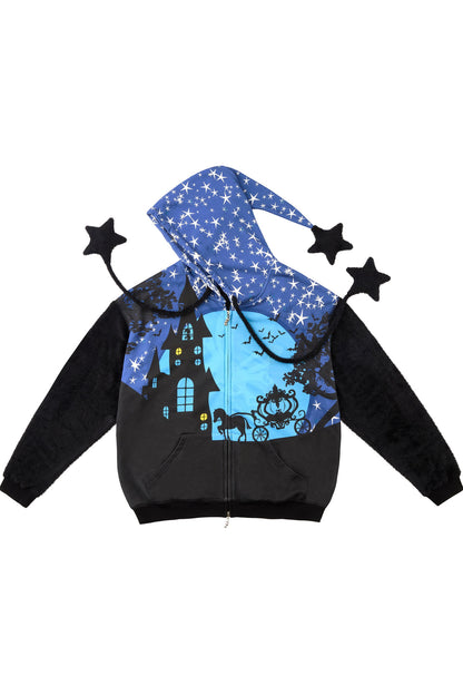 Starry Night Witch Hoodie