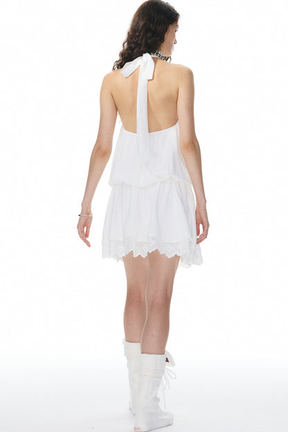 Halter Neck Rivet Dress
