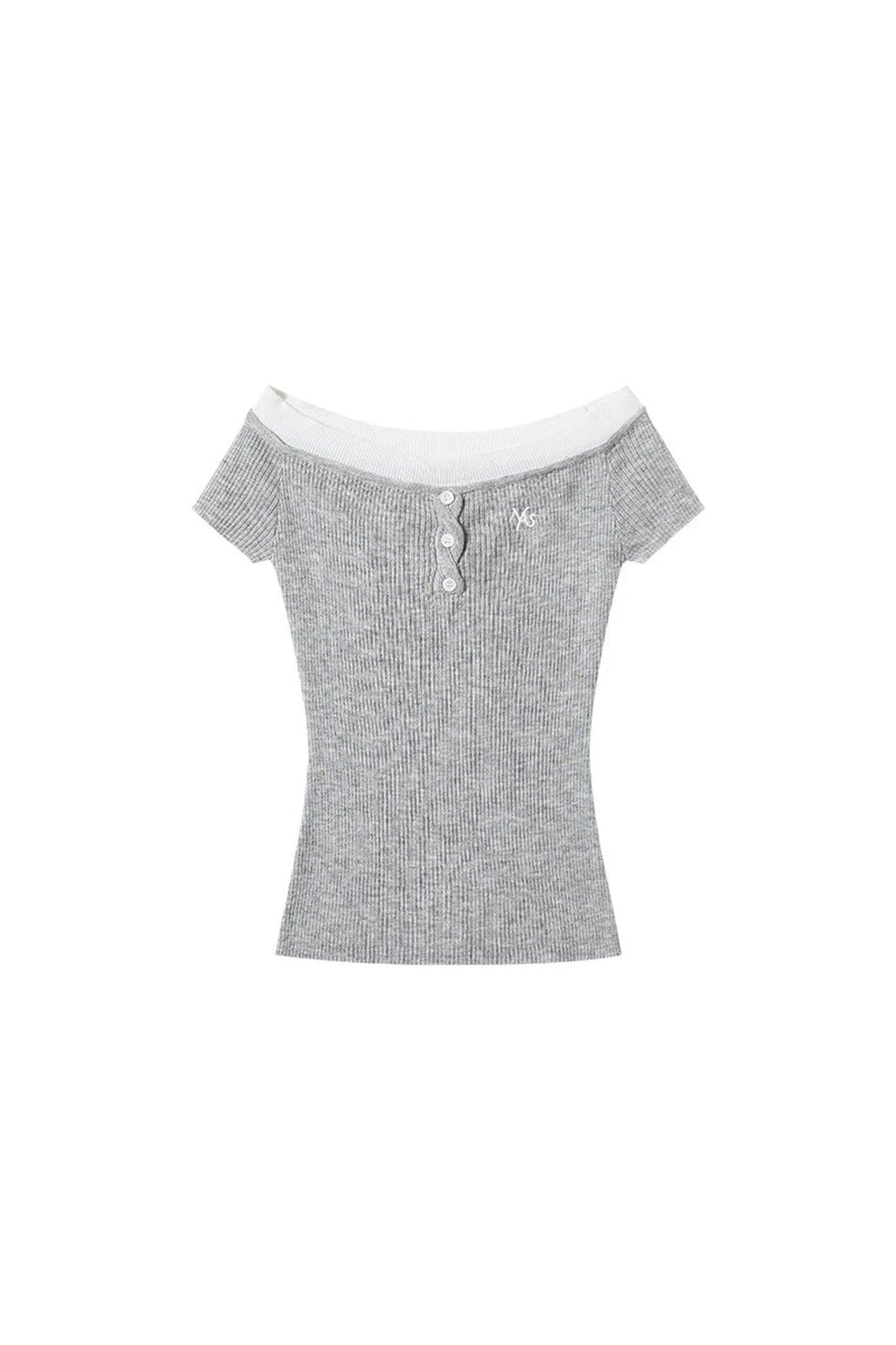 Versailles Wool Off-Shoulder Top