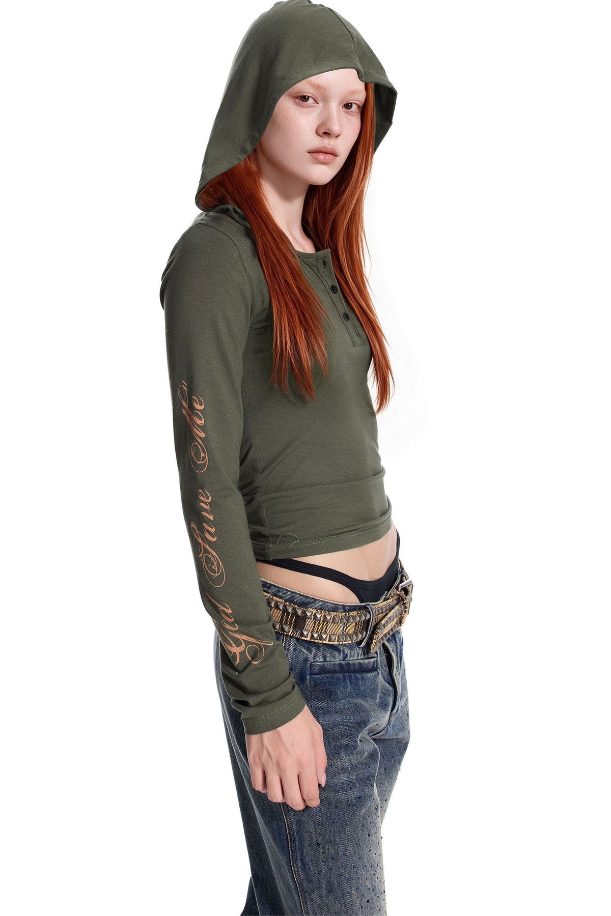 Henley Three Button Knit Top
