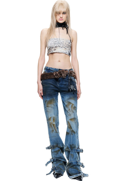 Mottled Gradient Tube Top