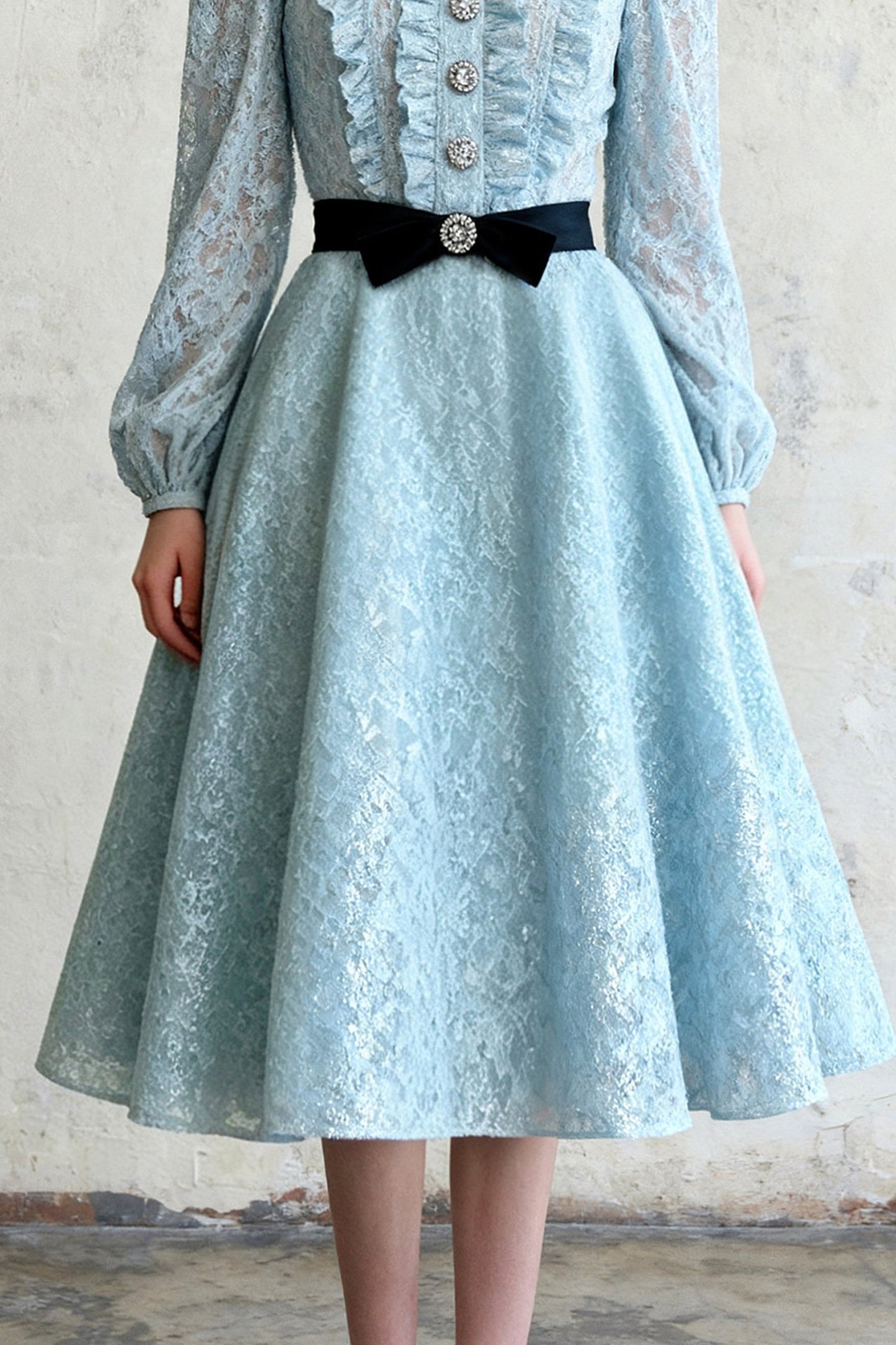 Lace Dream Ruffled Dress