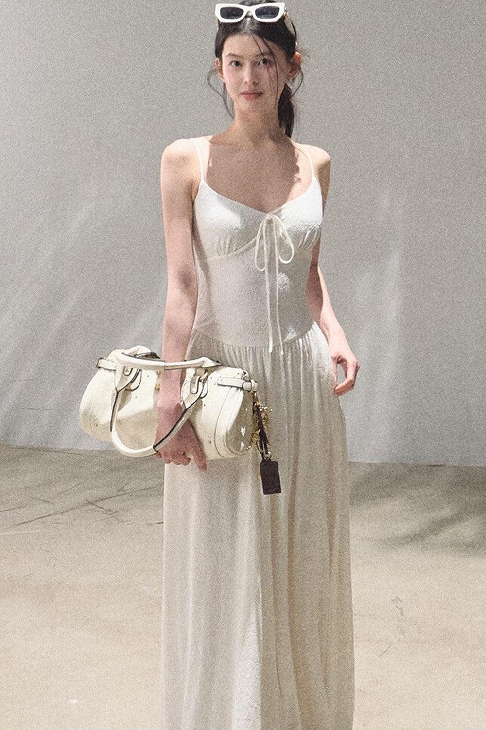 Bohemian Vine Jacquard Backless Dress