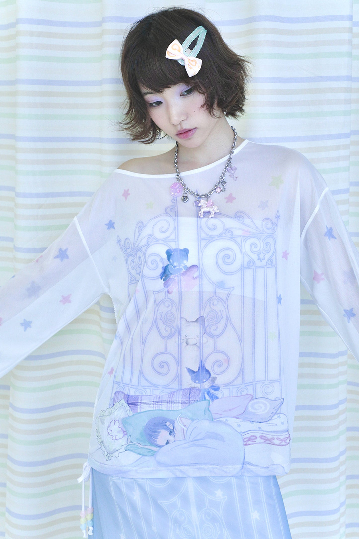 Dream Core Mesh Cover-Up Top
