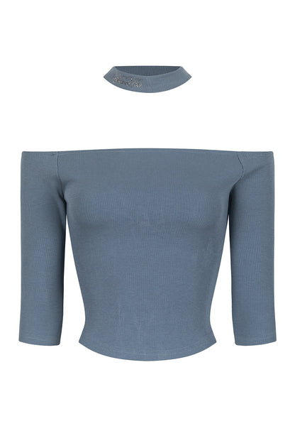 Reversible Stretch Cut-Out T-Shirt