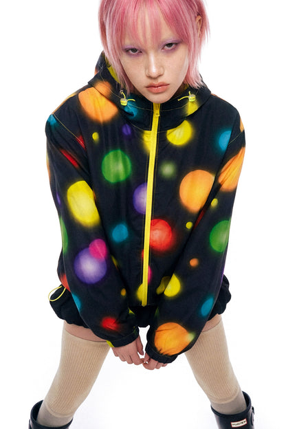 Teflon Retro Polka Dot Jacket
