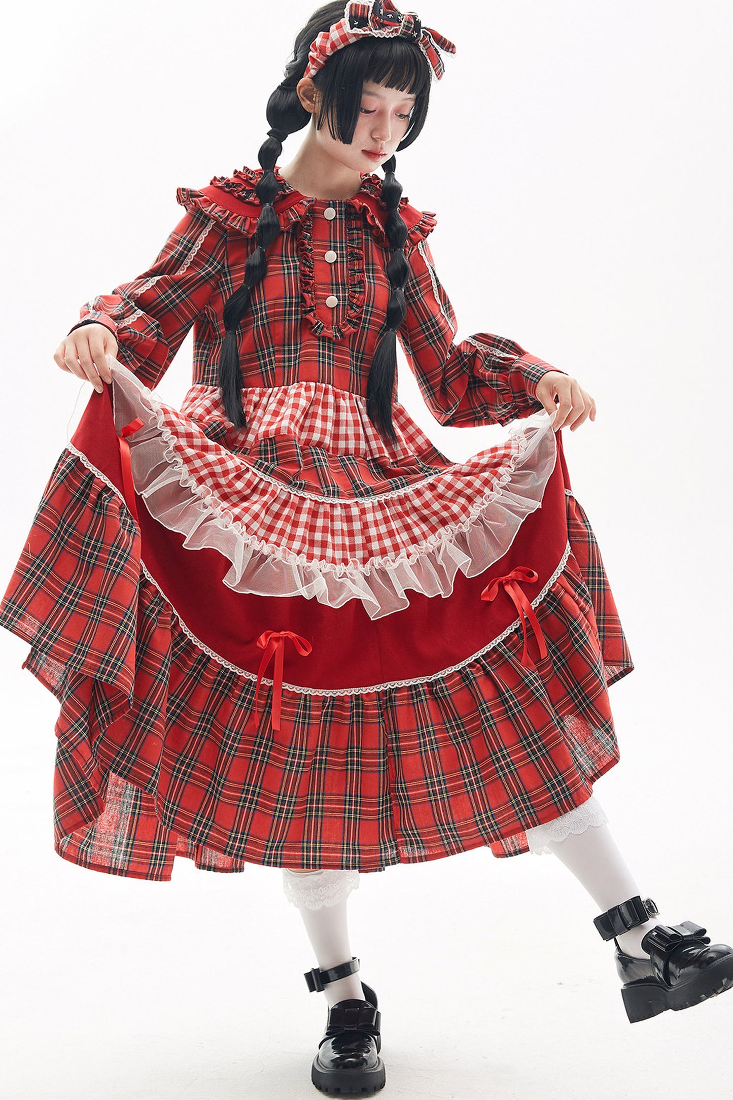 Showa Retro Red Dress
