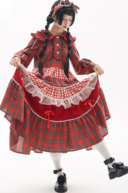 Showa Retro Red Dress