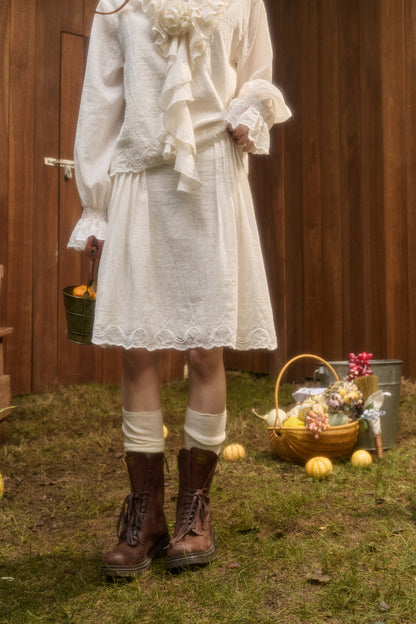 Tencel Cotton Lace Embroidery Set-Up