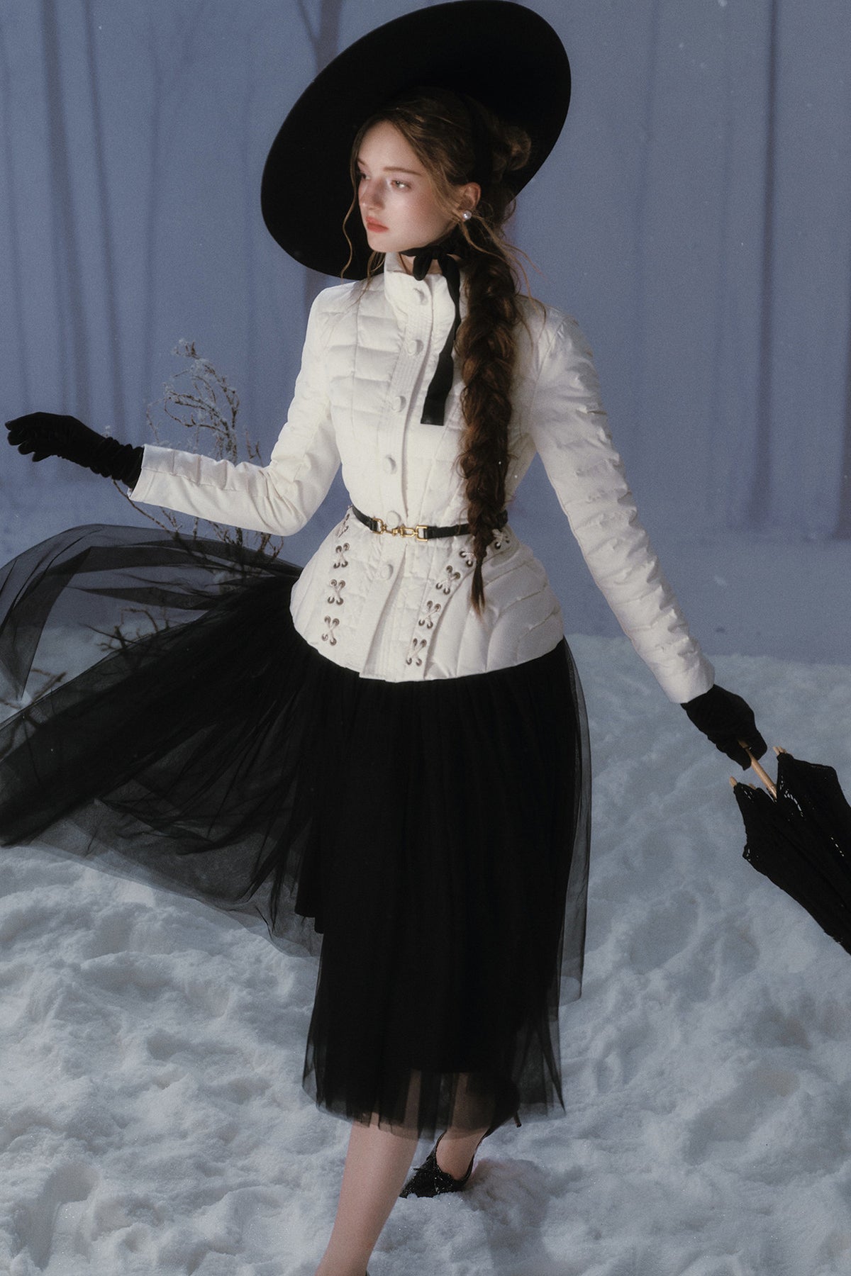 New Look Lightweight Down Jacket and Skirt Set-Up