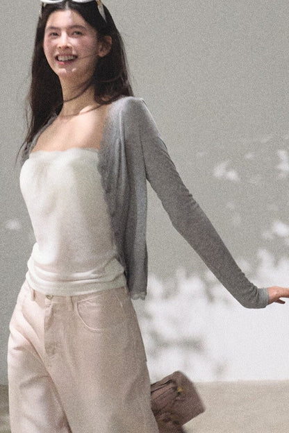Linen Lace Off-Shoulder Top