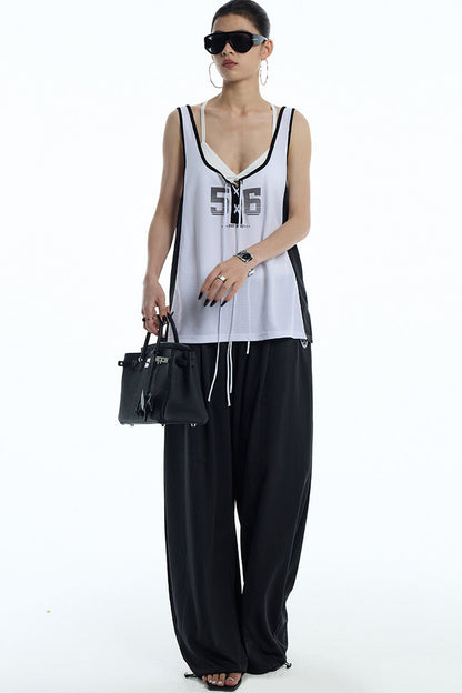 U-Neck Number 56 Jersey Vest