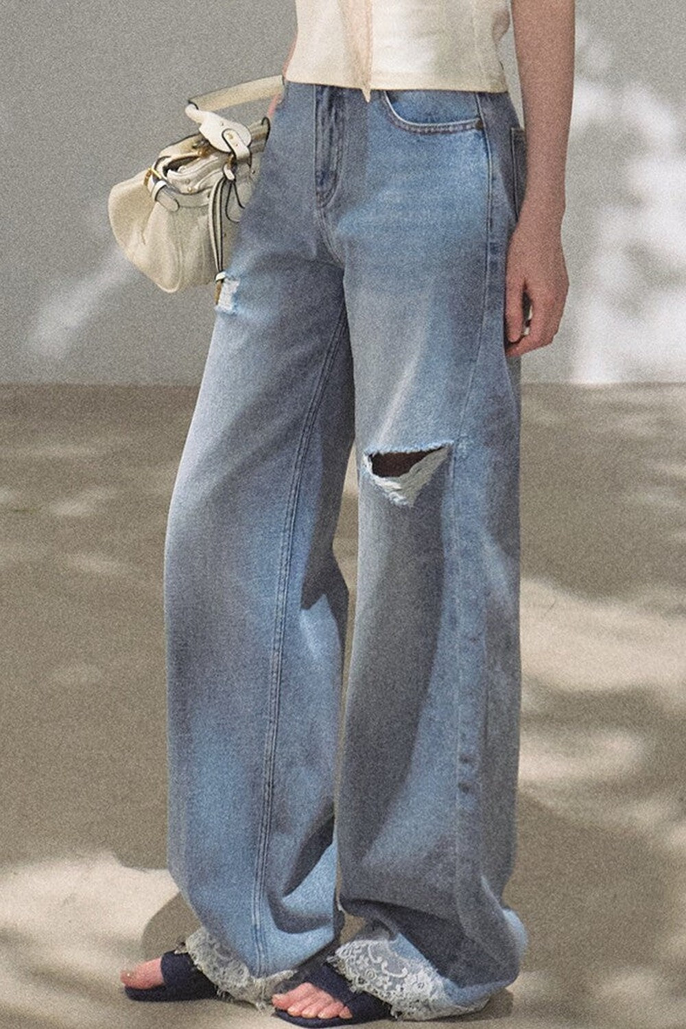 Bohemian Ripped Jeans