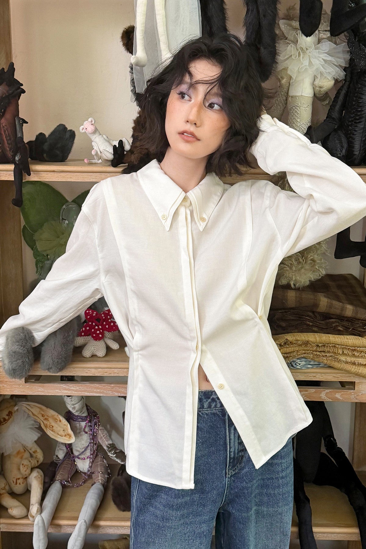 Tencel Linen Long Sleeve Shirt