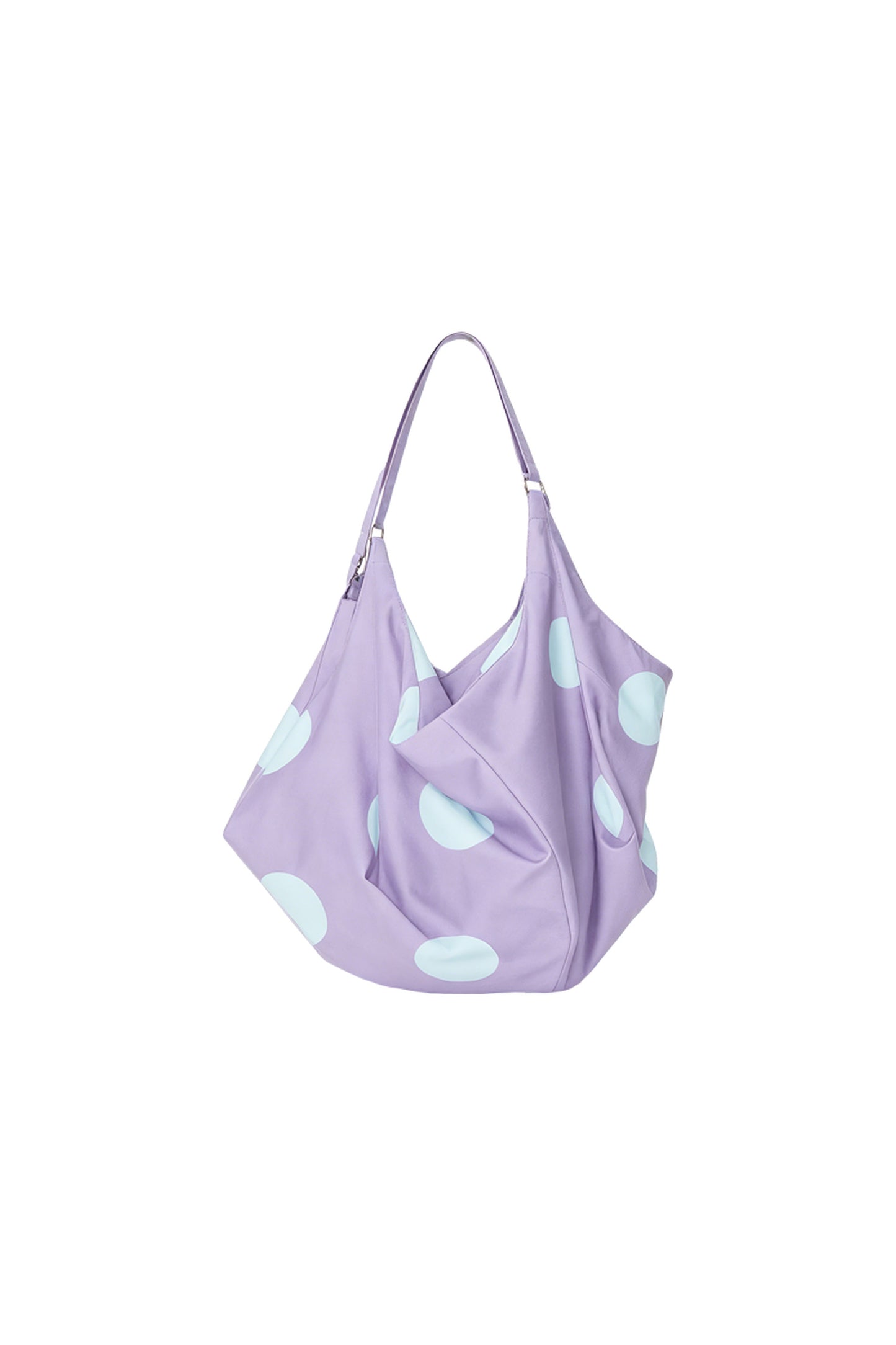 Gepunktete Reisetasche
