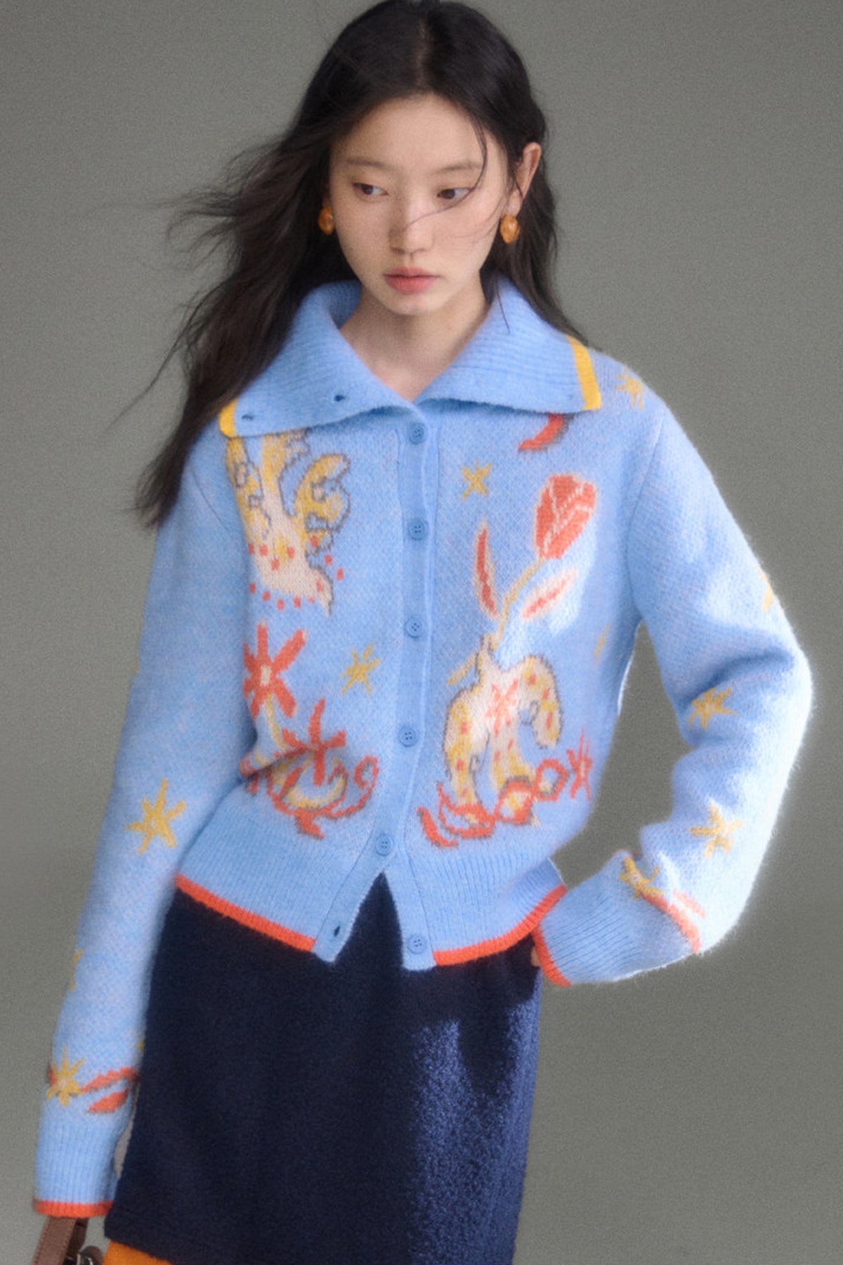 Bird Tulip Wool Knit Set-Up