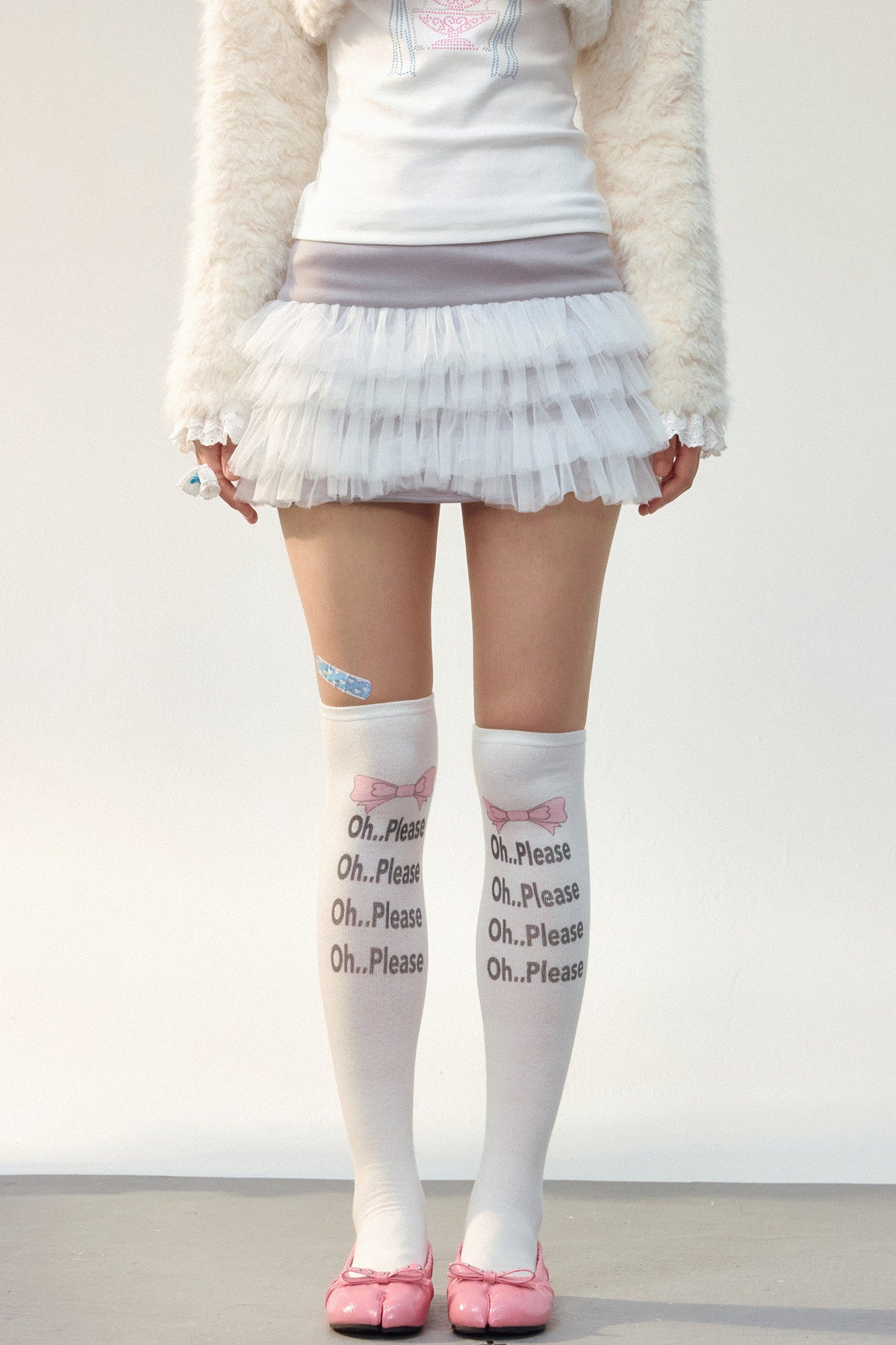 Irregular Layered Color-Blocked Mesh Skirt