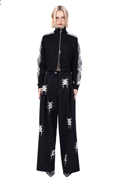 Embroidered Loose Pants