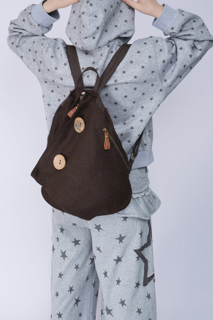 Retro Canvas Large Capacity Backpack