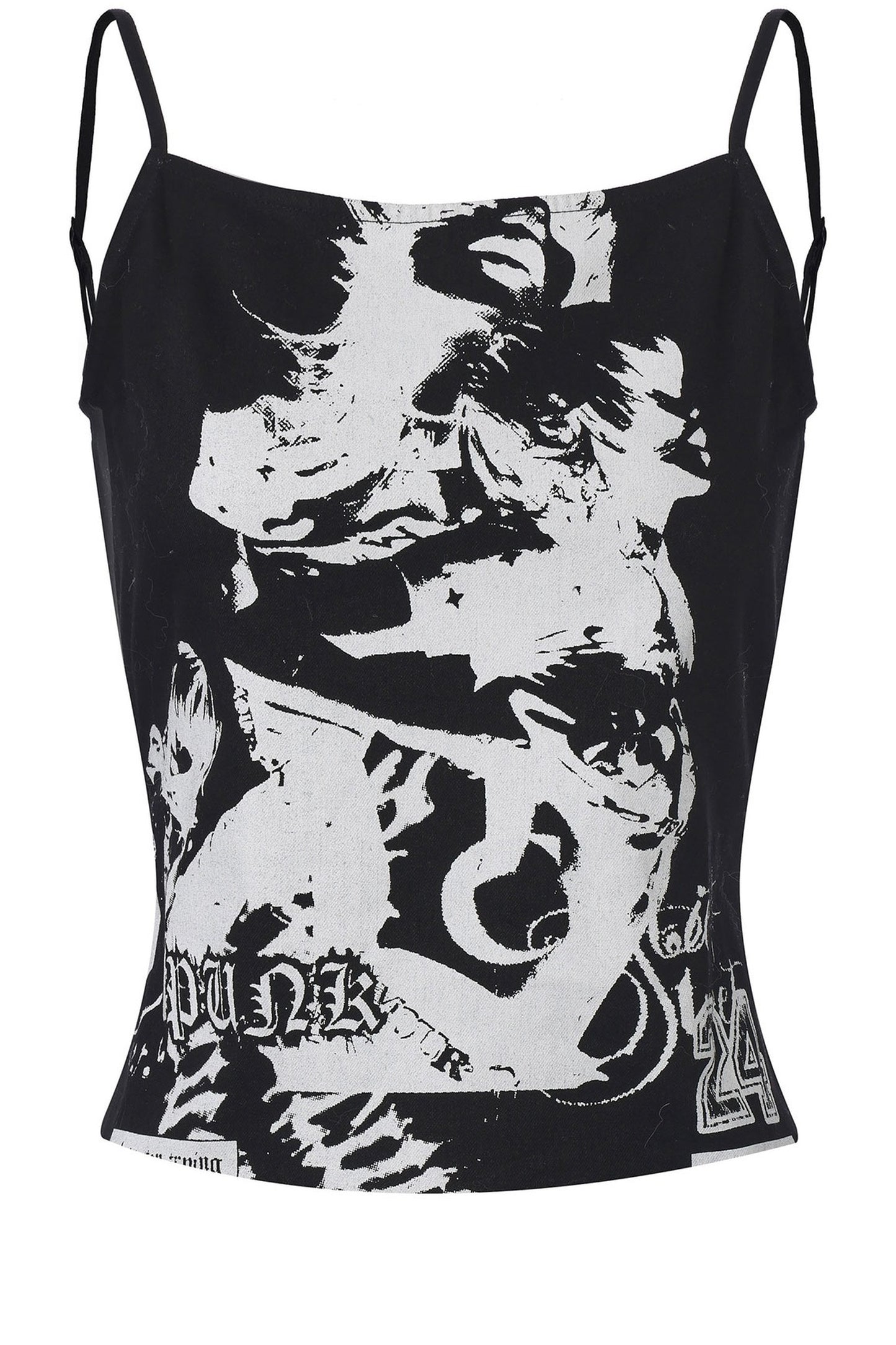 Distressed Grunge Tailored Vest