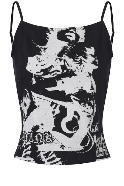 Distressed Grunge Tailored Vest