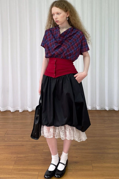 Plaid Short Sleeve Shirt