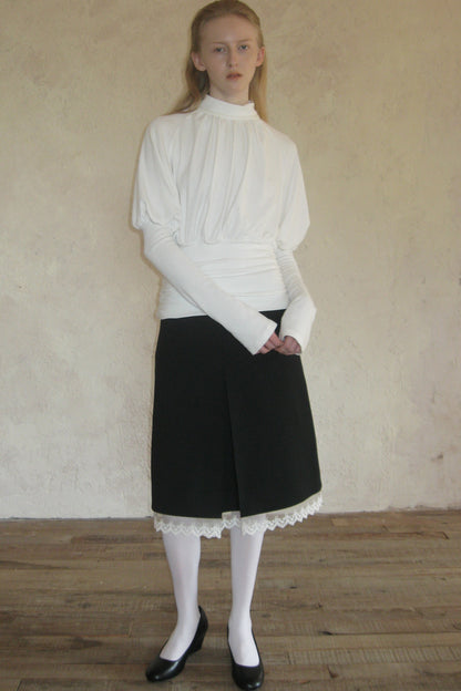 Convertible Raglan Knit Top